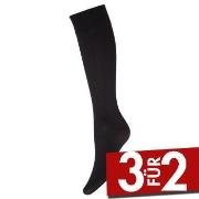 Decoy Strumpfhosen Knee-highs Microfibre 60 den Schwarz Polyamid One S...