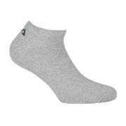 FILA 3P Invisible Plain Ankle Socks Grau Gr 39/42