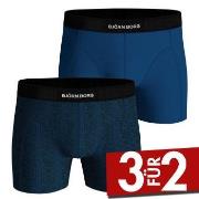 Bjorn Borg Premium Cotton Stretch Boxer Brief 2P Schwarz/Blau Baumwoll...