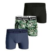 Björn Borg 3P Cotton Stretch Boxer 1721 Dunkelblau Baumwolle Small Her...