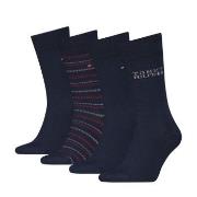 Tommy Hilfiger 4P Men Classic Socks Tin Giftbox Marine Gr 39/42 Herren