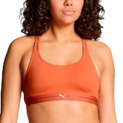 Puma BH Crossback Padded Sporty Top Orange Polyamid Small Damen