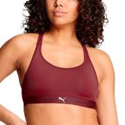 Puma BH Crossback Padded Sporty Top Dunkelrot Polyamid Small Damen