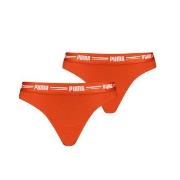 Puma 2P Logo Waistband String Orange Small Damen