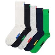 Happy socks 5P Solid Socks Multi-colour-2 Baumwolle Gr 41/46