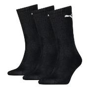 Puma 3P Unisex Light Crew Socks Schwarz Gr 39/42