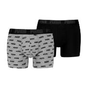 Puma 2P Everyday Aop Boxer Grau/Schwarz Baumwolle Small Herren