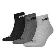 Puma 3P Unisex New Generation Cushioned Quarter Sock Grau Gr 39/42