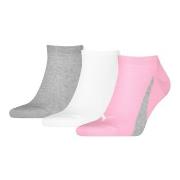Puma 3P Lifestyle Sneaker Socks Rosa/Grau Gr 39/42