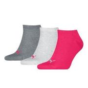 Puma 3P Sneaker Socks Rosa Gr 39/42
