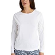 Calida Favourites Sleep Shirt Long-Sleeve Weiß Baumwolle Small Damen