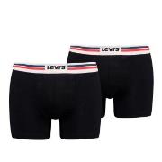 Levis 2P Men Sportswear Logo Boxer Brief Schwarz Baumwolle Small Herre...