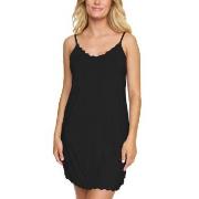 Damella Bamboo Nightdress Without Sleeves Schwarz Bambus Small Damen