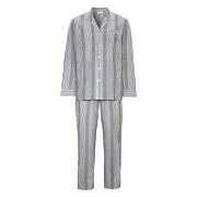 Damella Carl Long Sleeve Pyjamas Grau gestreift Baumwolle Small Damen