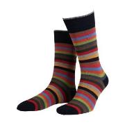 Amanda Christensen True Block Stripe Ankle Sock Rot/Schwarz Gr 39/42