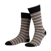 Amanda Christensen True Multi Stripe Ankle Sock Rot/Schwarz Gr 39/42
