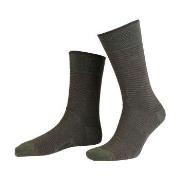 Amanda Christensen True Stripe Ankle Sock Olive Gr 39/42