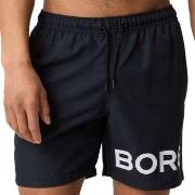 Björn Borg Badehosen Logo Swim Shorts Dunkelblau Polyester Medium Herr...