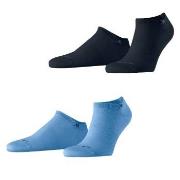 Burlington 2P Everyday Sneaker Organic Cotton Sock Schwarz/Blau Gr 40/...