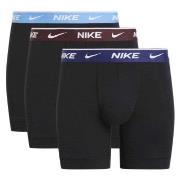 Nike 3P Everyday Essentials Cotton Stretch Boxer Schwarz/Braun Baumwol...