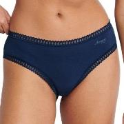 Sloggi 3P GO Crush Hipster Briefs Schwarz/Blau Baumwolle Small Damen