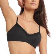 Sloggi BH GO Ribbed Padded Bra Schwarz Small Damen