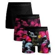 Muchachomalo 3P Cotton Stretch Binary Boxer Schwarz gemustert Baumwoll...