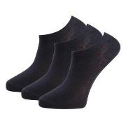 Trofe Cotton Sneaker Socks 3P Schwarz Gr 39/42 Damen