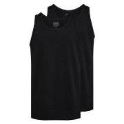 Claudio 2P Cotton Tanktop Schwarz Baumwolle Small Herren