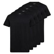 Claudio 5P Cotton T-Shirt Schwarz Baumwolle Small Herren