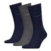 Calvin Klein 3P Men Classic Socks Marine/Grau One Size Herren