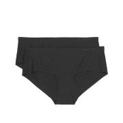 Marc O Polo Elastic Panty 2P Schwarz Small Damen