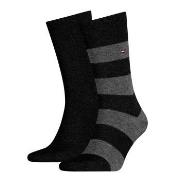 Tommy Hilfiger 2P Men Rugby Sock Schwarz Gr 39/42 Herren