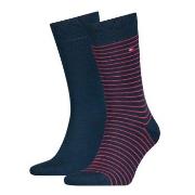Tommy Hilfiger 2P Men Sock Stripe Rot gestreift Gr 39/42 Herren