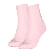 Tommy Hilfiger 2P Women Casual Short Sock Hellrosa Gr 39/42 Damen