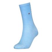 Tommy Hilfiger Women Premium Soft Silk Socks Hellblau Gr 39/42 Damen