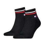 Tommy Men Uni TJ Iconic Quarter Socks 2P Schwarz Gr 39/42