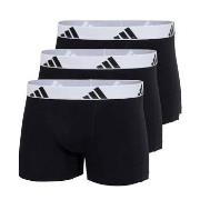 adidas 3P Active Flex Cotton Trunk Weiß/Schwarz Baumwolle Small Herren
