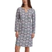 Calida Autumn Dreams Long Sleeve Nightdress Blau Muster Baumwolle Smal...
