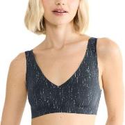 Sloggi BH ZERO Feel 2 0 Festive Bralette Schwarz Muster X-Large Damen