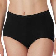 Schiesser Luxury Maxi Schwarz Baumwolle Medium Damen