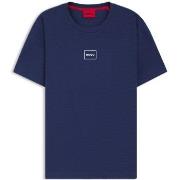 HUGO Laze T-Shirt Dunkelblau Baumwolle Small Herren