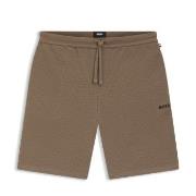 BOSS Waffle Nightwear Shorts Braun Small Herren