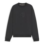 BOSS Patch Sweatshirt Dunkelgrau Baumwolle Medium Herren