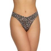 Hanky Panky Classic Original Rise Thong Leo Leopard Nylon One Size Dam...