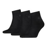 Calvin Klein 3P Classic Quarter Socks For Men Schwarz Gr 39/42 Herren