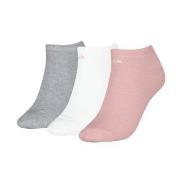 Calvin Klein 3P Sneaker Socks For Women Rosa/Grau Gr 39/42 Damen