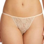 Hanky Panky Signature Lace High Rise G-String Beige Nylon One Size Dam...