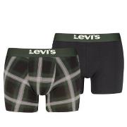 Levis 2P Argyle Check Boxer Grün Baumwolle Medium Herren