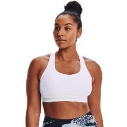Under Armour BH Mid Crossback Sport Bra Weiß Polyester Small Damen